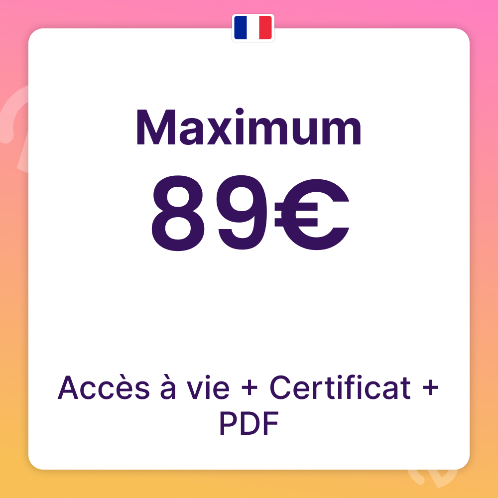 Remplissage 45 min – Accès à vie + PDF