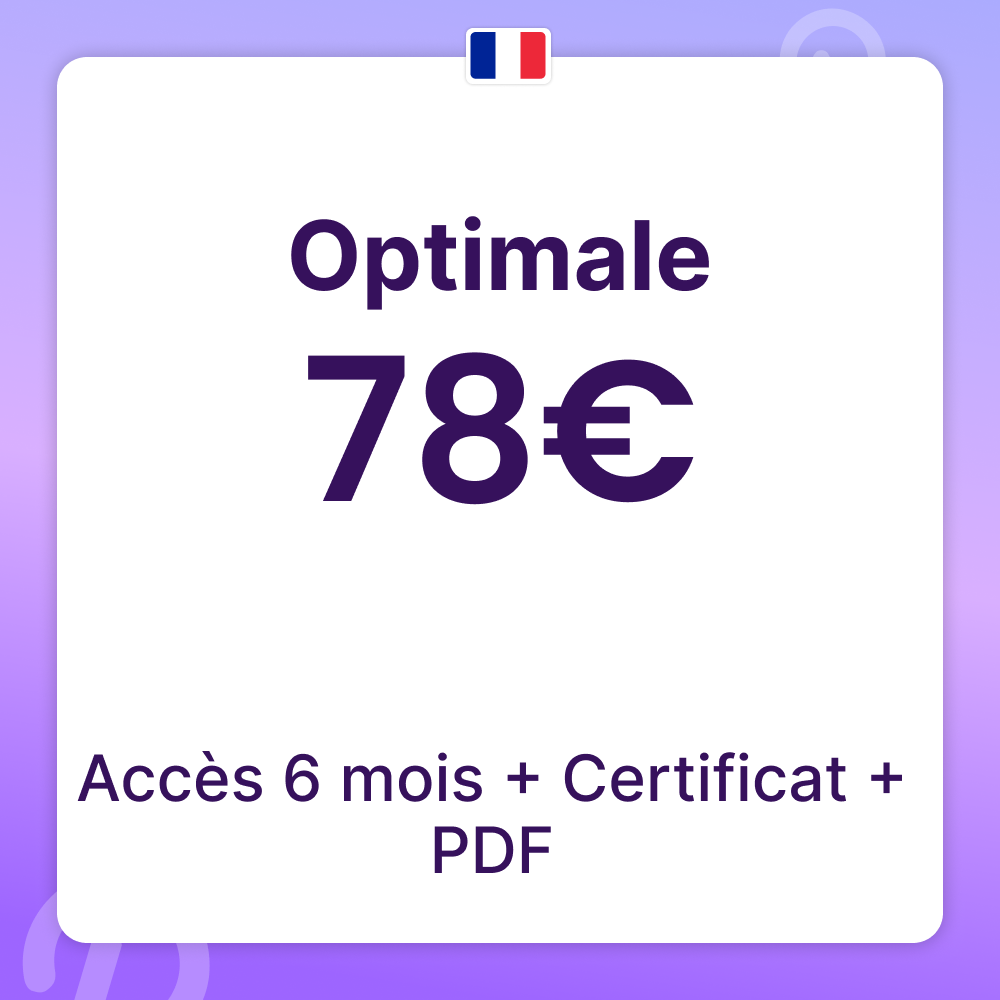 Remplissage 45 min – Accès 6 mois + PDF